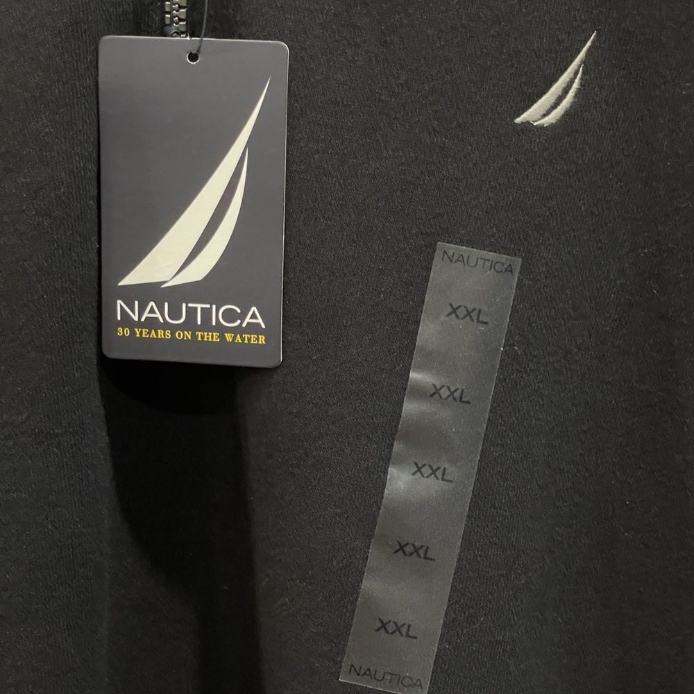 Nautica Mens Big and Tall 1/4 Zip Fleece Pullover Sweatshirt Top Size XXL NWT - Picture 7 of 10
